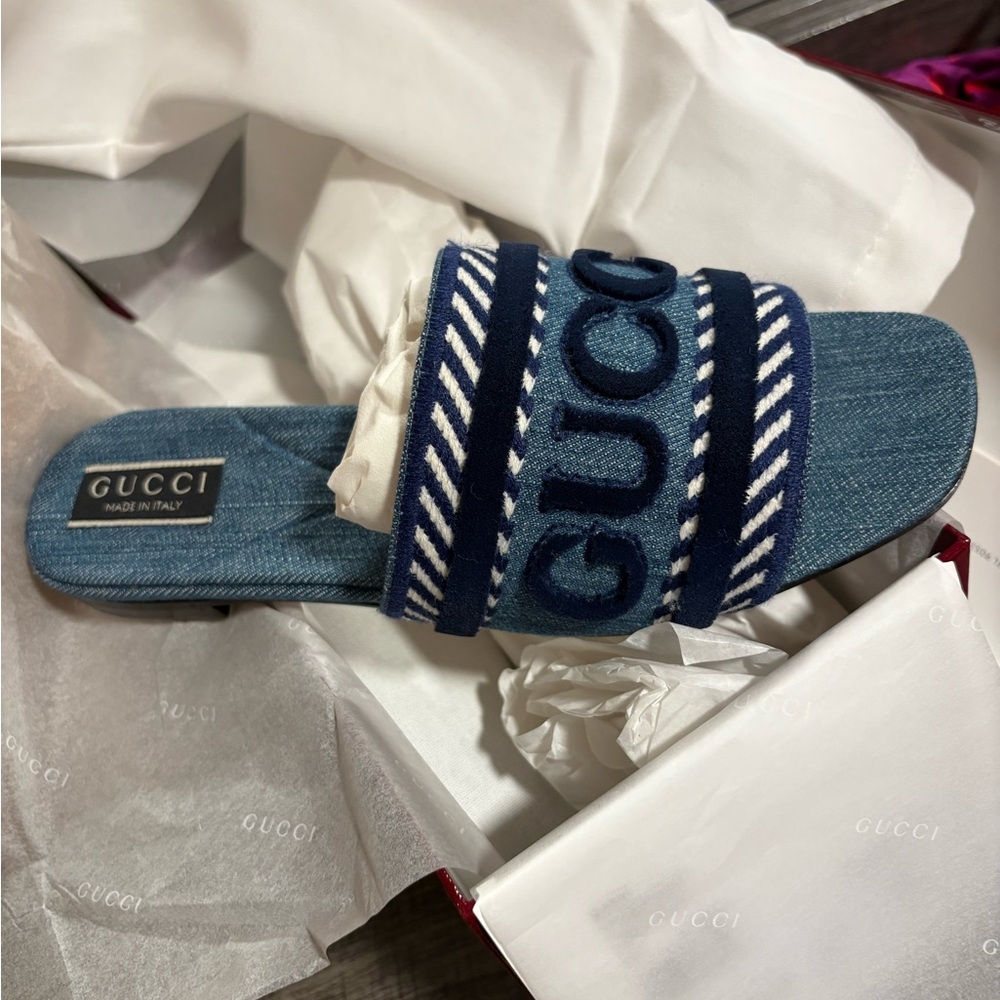 Gucci Light Blue Shoes